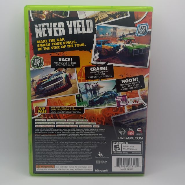 Xbox 360 - Dirt Showdown (photo 2)