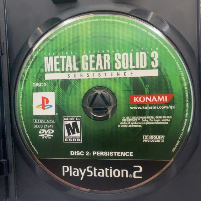 PS2 - Metal Gear Solid 3: Subsistence (photo 5)