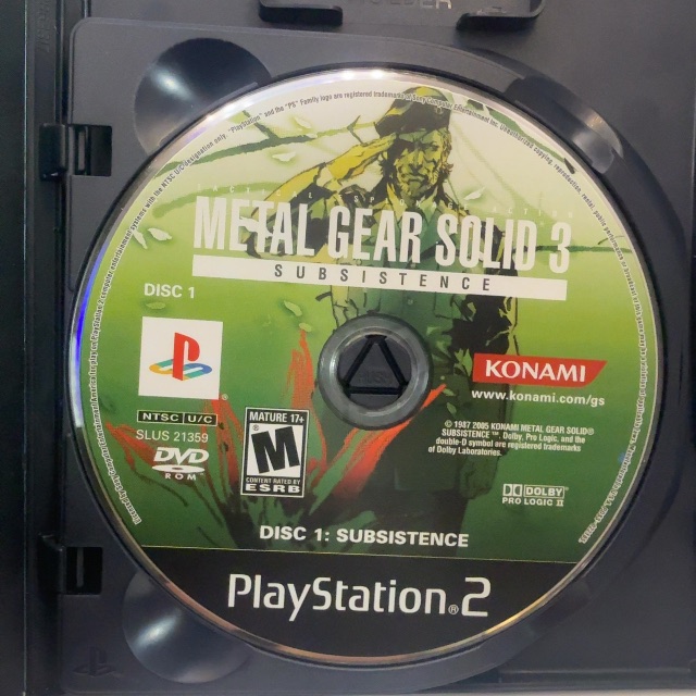 PS2 - Metal Gear Solid 3: Subsistence (photo 4)