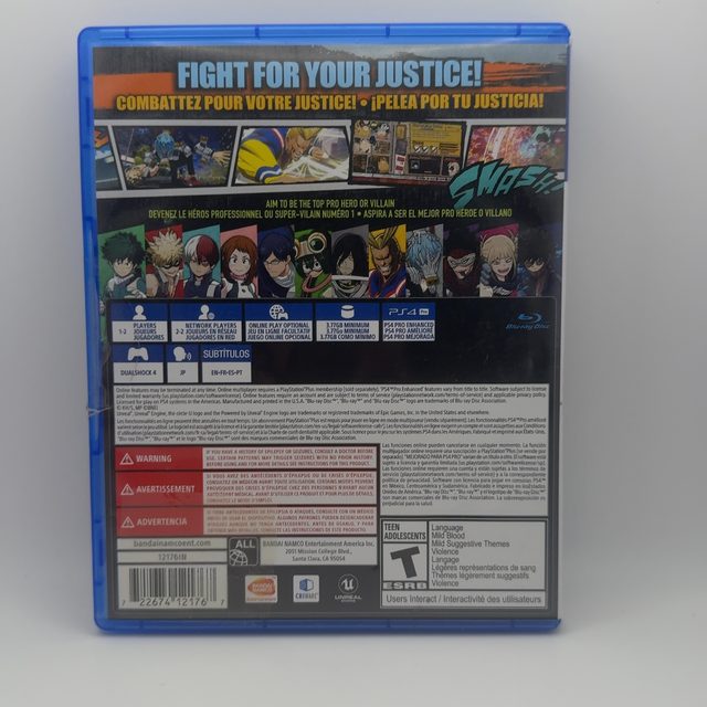 PS4 - My Hero One's Justice (photo 2)