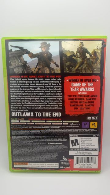 Xbox 360 - Red Dead Redemption: Game of the Year Edition (photo 2)