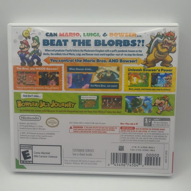 Nintendo 3DS - Mario & Luigi Bowser's Inside Story + Bowser Jr.'s Journey (photo 2)