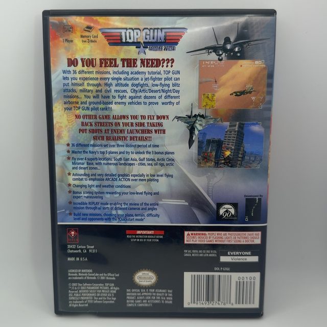 GameCube - Top Gun (photo 2)