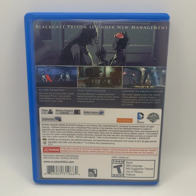 PSVita - Batman: Arkham Origins Blackgate (photo 2)