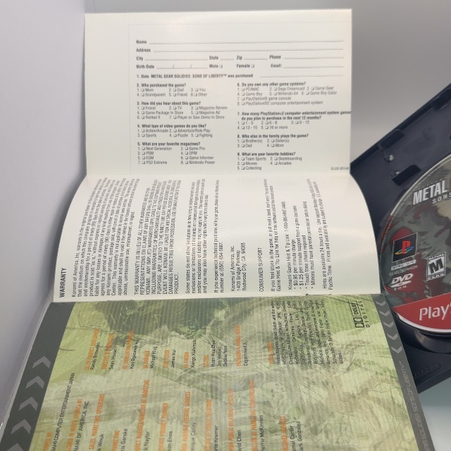 PS2 - Metal Gear Solid 2 Sons of Liberty (photo 4)