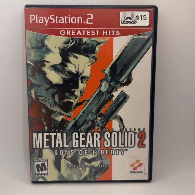 PS2 - Metal Gear Solid 2 Sons of Liberty