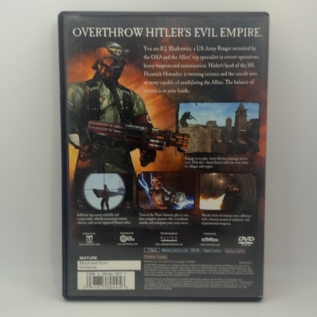 PS2 - Return to Castle Wolfenstein (photo 2)