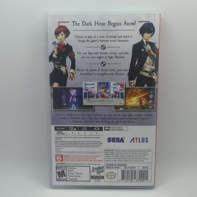 Nintendo Switch - Persona 3 Portable (photo 2)
