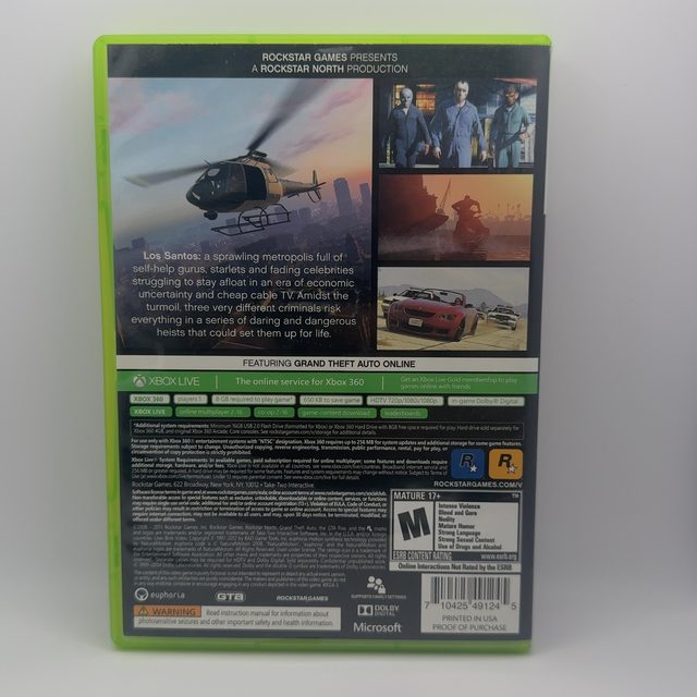 Xbox 360 - Grand Theft Auto V (photo 2)