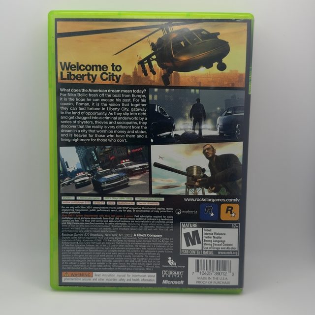 Xbox 360 - Grand Theft Auto IV (photo 2)