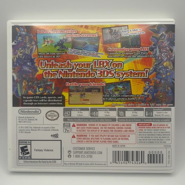 Nintendo 3DS - LBX: Little Battlers eXperience (photo 2)