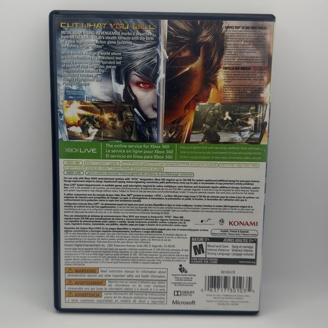 Xbox 360 - Metal Gear Rising: Revengeance (photo 2)