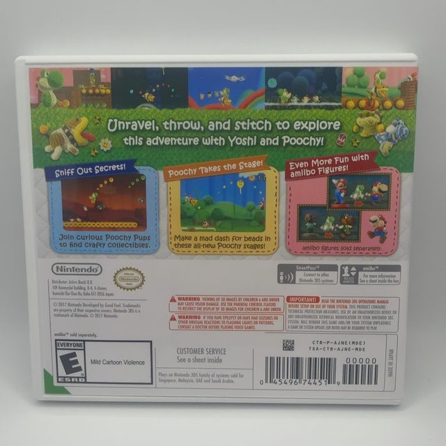Nintendo 3DS - Poochy & Yoshi's Wooly World (photo 2)
