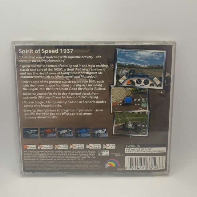 Sega Dreamcast - Spirit of Speed 1937 (photo 2)