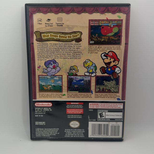GameCube - Paper Mario Thousand Year Door (Players Choice) (photo 2)