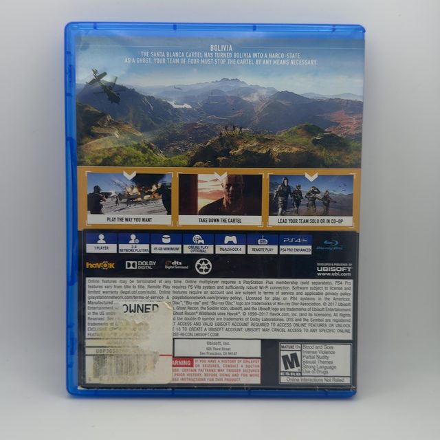 PS4 - Ghost Recon Wildlands (photo 2)