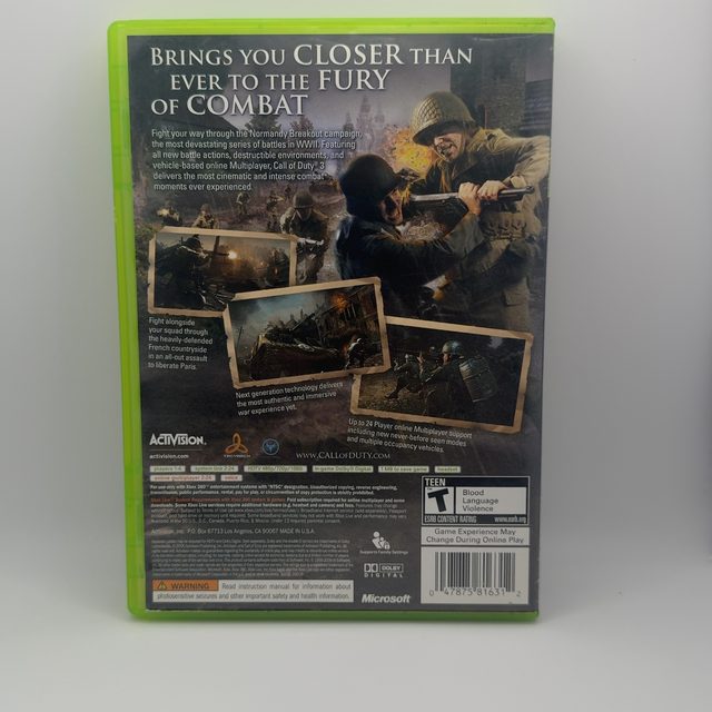 Xbox 360 - Call of Duty 3 (photo 2)