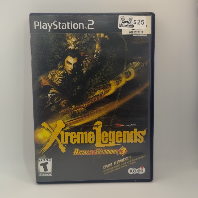 PS2 - Xtreme Legends Dynasty Warriors 3