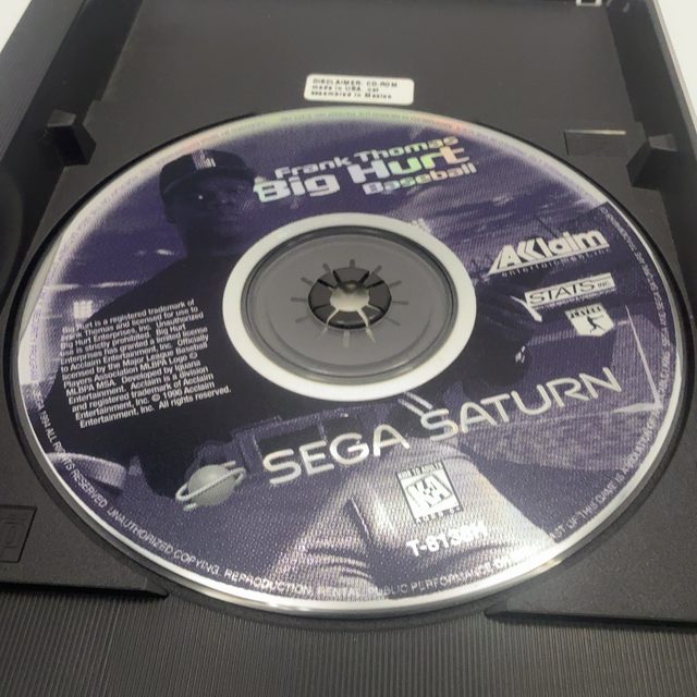 Sega Saturn - Frank Thomas Big Hurt Baseball (photo 4)