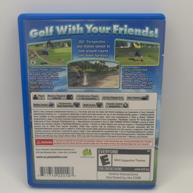 PSVita - Hot Shots Golf: World Invitational (photo 2)