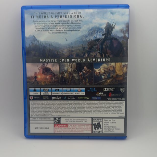 PS4 - Witcher 3 Wild Hunt (with Soundtrack and map) (photo 2)