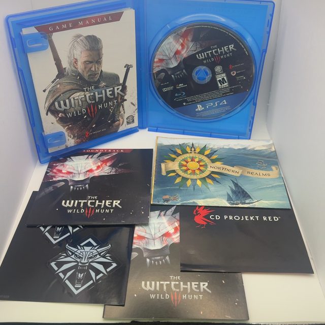PS4 - Witcher 3 Wild Hunt (with Soundtrack and map) (photo 3)